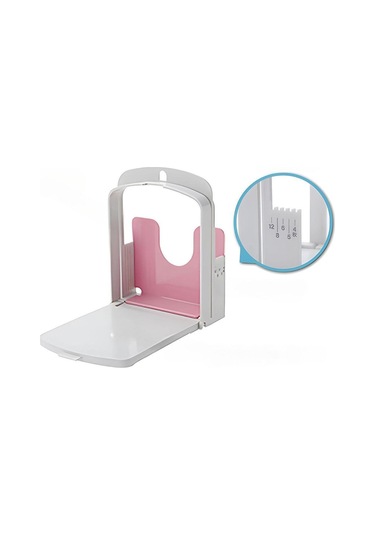 Homyl Ekmek Kesici Kesme Kılavuzu Sandviç Pişirme Aksesuarı Pembe