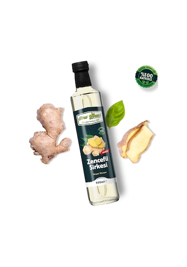Sivas Yörem %100 Katkısız Zencefil Sirkesi 500 ML