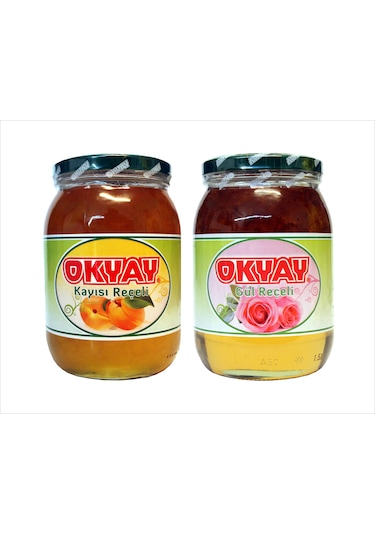 Okyay Kayısı + Gül Reçeli 2 x 1900 G