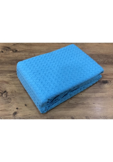 Royam Havuzlu Pike %100 Pamuk Tek Kişilik 160 X 220 Mavi