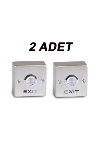 Vk-k15a Işıklı Buton Paslanmaz Çelik 2 Adet