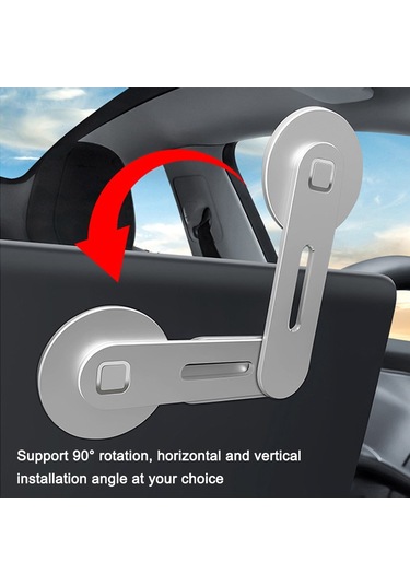 Soulader Araç İçin Manyetik Telefon Tutucu, 90 Derece Dönebilen Ve Uzayabilen Kuvvetli Sabitleyici, Kolay Kullanım Mavi