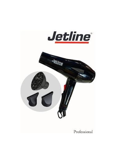 Jetline Turbo Vigo Başlıklı Profesyonel Kuaför Fön Makinesi AC Motor 3 Başlıklı Platinium