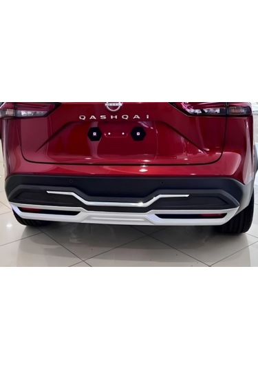 Nissan Qashqai Araca Özel Sadece Arka Krom Difüzör 2022 2023 2024 2025 Plastik