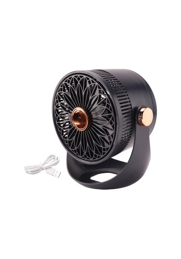 2400mah Masa Duvarı Hava Sirkülasyonu Elektrikli Fan Şarj Edilebilir, Mavi Ay51mn Mavi