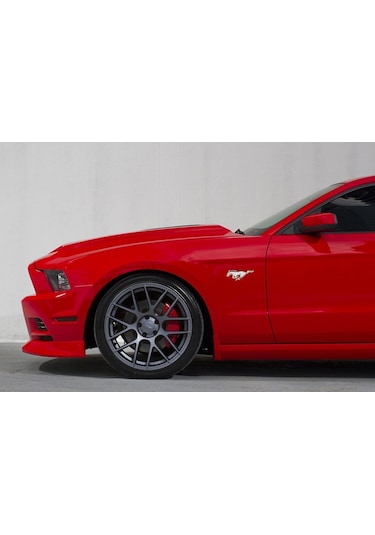 Dk Mustang Shelby Gt Koşan At Çamurluk Yanı Gri Logo Arma