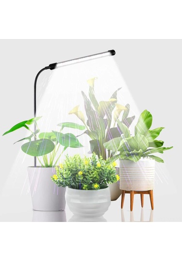 Yaleker Usb Gömülü Led Bitki Lambası, İç Mekan Saksı Bitkileri İçin, 3/9/12 Saat Zamanlama, 10 Seviye Parlaklık, Kırmızı/mavi/5500k Işık Spektrumu, Esnek Hortumlu Diğer