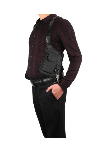 Antithefeft Gizli Koltuklu Omuz Çantası, Paket Cepi İle Yükseltilmiş Omuz Kılıf Depolama Antrasit