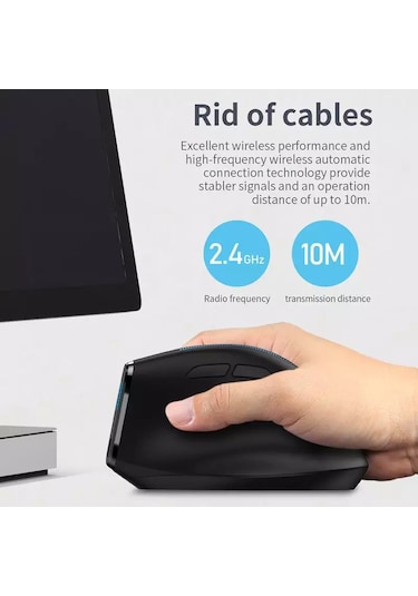 Hallow Zelotes F-36A Kablosuz Ergonomik 2400 DPI Oyuncu Mouse