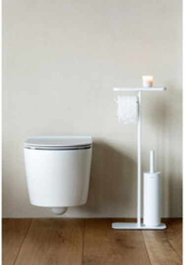 Brabantia Mındset Fresh Whıte Standlı Organizer, Tuvalet Kağıdı Tutucusu Ve Tuvalet Fırçası