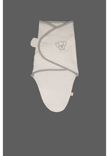 Lilalinda Yenidoğan Nakış Detaylı Pamuk Kundak