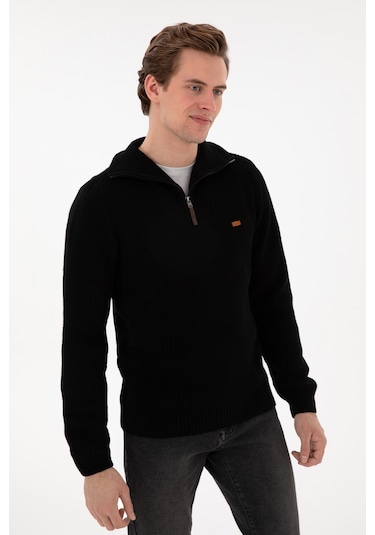 U.s. Polo Assn. Erkek Siyah Kazak /triko 50297047-vr046 Siyah