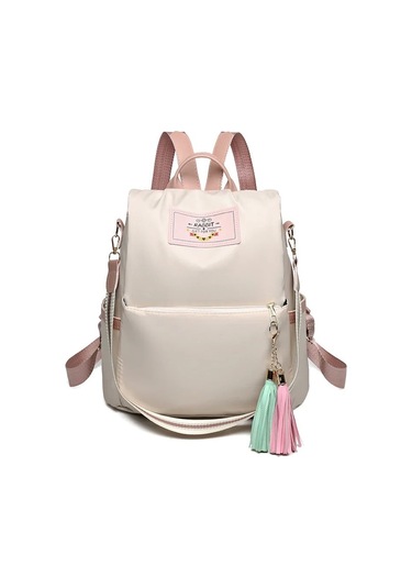 Off White Yeni Yüksek Kaliteli Kadın Omuz Çantası Büyük Bej