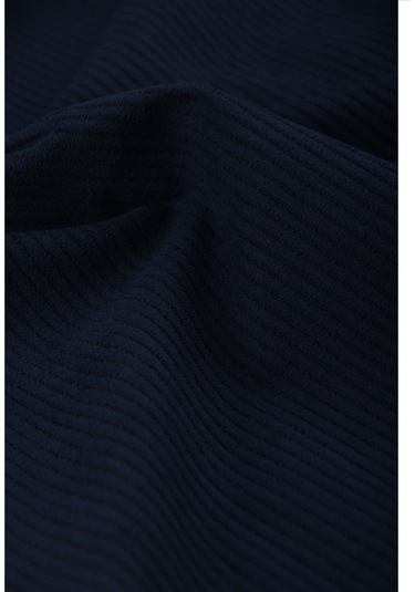 Deepsea Erkek Lacivert Kadife Fitilli Rahat Kesim Gömlek Yumuşak Dokulu Likralı Kadife Gömlek 2600758 Lacivert