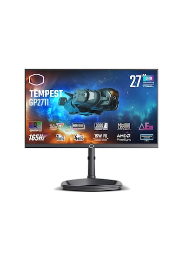 Cooler Master CMI-GP2711 27" 1 MS 165 Hz FreeSync 2K QHD VA LED Monitör