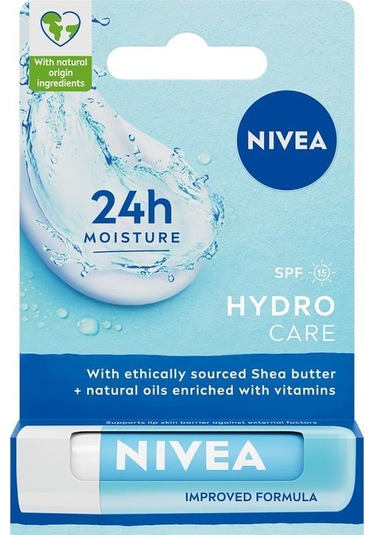 NIVEA Dudak Bakım Kremi Hydro Care SPF15 4.8 G