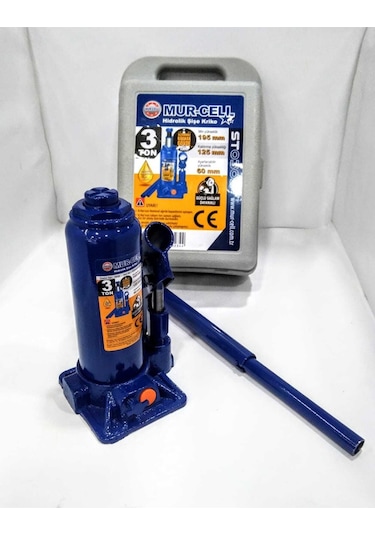 3 Kg Kş03 Şişe Kriko 3 Ton Makine Krikosu 2 Yıl