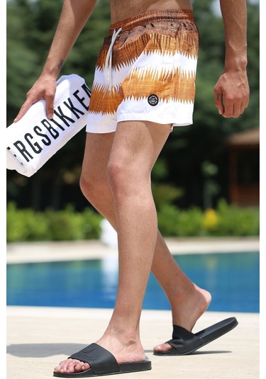 Madmext Madmext Camel Erkek Deniz Şortu 4260-camel Camel