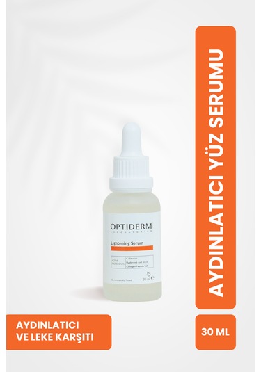 Optiderm Aydınlatıcı Ve Leke Karşıtı Lightening Serum 30 Ml