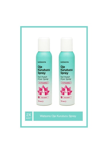 Watsons Oje Kurutucu Sprey 2 x 150 ML