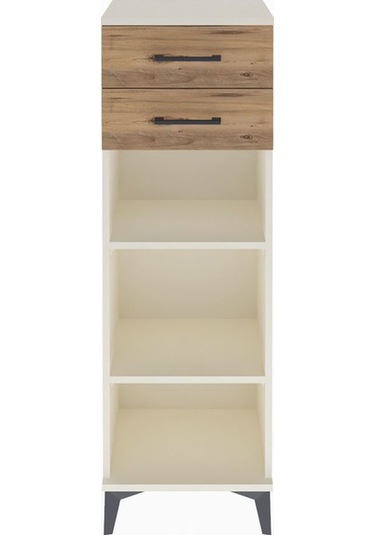 Arges Dolap 2 Raflı 2 Çekmeceli 44x30x134 Aytaşı-çam Aytaşı