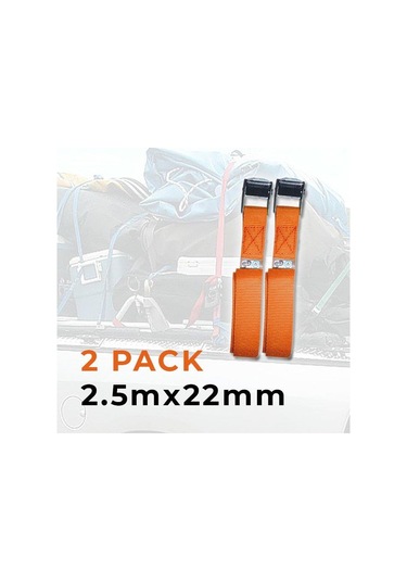 Simply Brands Baglama Kayisi 2 Adet 25mmx2.5m 250kg