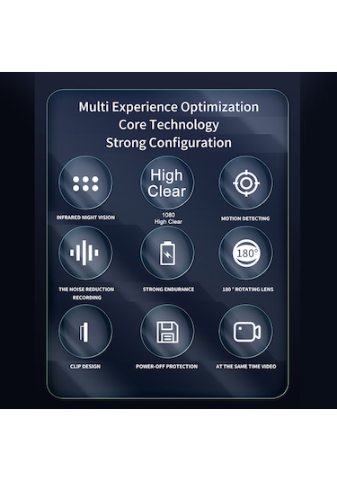 Youmex C5 Mini Gövde Kamerası 1080p Video/audio Kayıt, Gece Görüşü, Uzun Pil, Dayanıklı Tasarım, 32gb Depolama