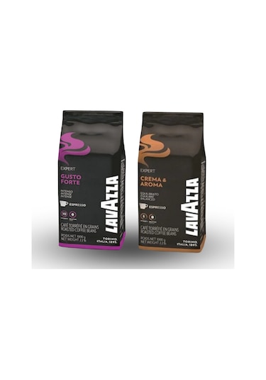 Lavazza Çekirdek Şöleni Paketi (Expert Gusto Forte 1 KG + Expert Crema Aroma 1 KG )
