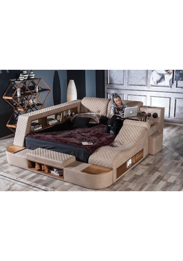 Miss Worble Defne Akıllı Yatak Smart Karyola Bluetoothlu