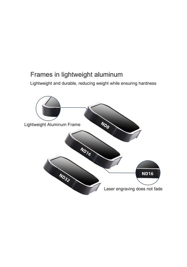 Nd8 Filtre Eylem Kamera Lens Filtresi Gopro Hero11 Siyah / Hero11 Siyah Mini / Hero10 Siyah / Hero9 Siyah Diğer