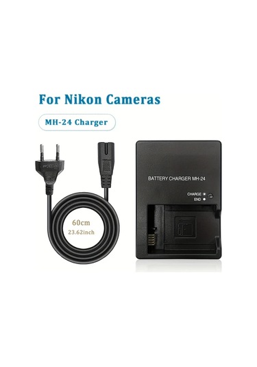 Xuweiwei Edkyo Mh 24 Eu Kamera Şarj Cihazı En El14 Enel14a Pil Nikon P7000 P7100 P7700 P7800 D5100 D5200 D5300 D5500 D5600 D3100 D3200 D3300 D3500