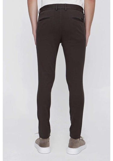 P 1100 Slim Fit Kahve Spor Pantolon Kahverengi