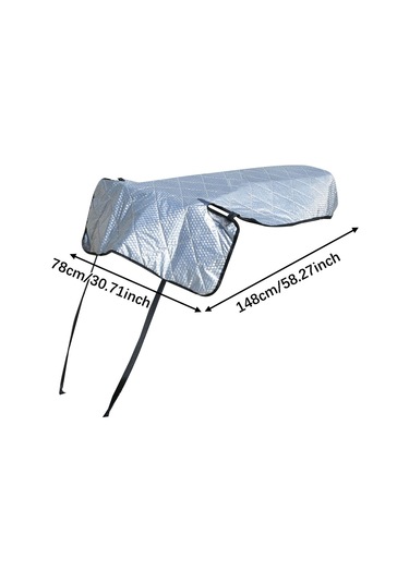 Homyl Motosiklet Koltuk Kılıfı, Eyer Kılıfı Aksesuarları, Arka Görüş Delikleri İle