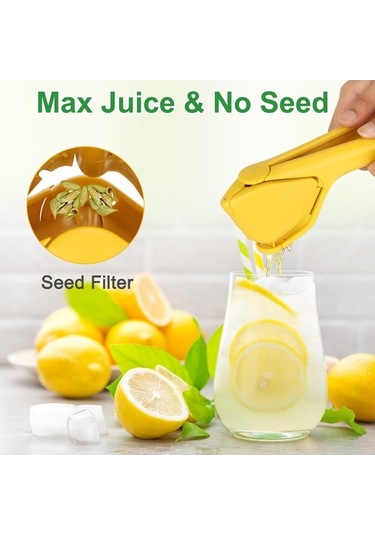 Ulzyvf Tasarım Süzgeçli Suyu Pres Narenciye Meyve Manuel Limon Limon Kireç Katlanabilir İçin Ergonomik Diğer Dahili - Aj Diğer