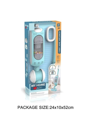 Max 52cm Gerçek Vakumlu Işıklı Elektrikli Oyuncak Süpürge