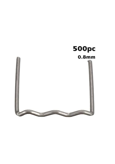 Xindoker 500 Adet 0.8mm Küçük Dalgalı Tungsten Çelik Otomobil Tampon Tamir Kaynak Çiviği - Plastiği Tamir Etmek İçin Welding Staples