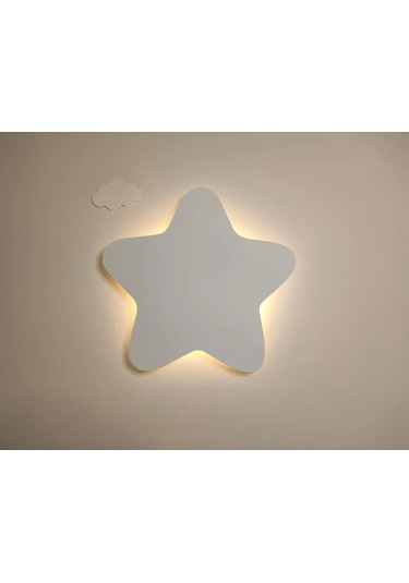 Yıldız Gece Lambası Çocuk Odası Bebek Odası Dekoratif Aydınlatma İsme Özel