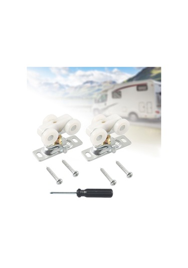 Suntek Sürgülü Cep Kapısı Silindirler Montaj Tornavida-ile