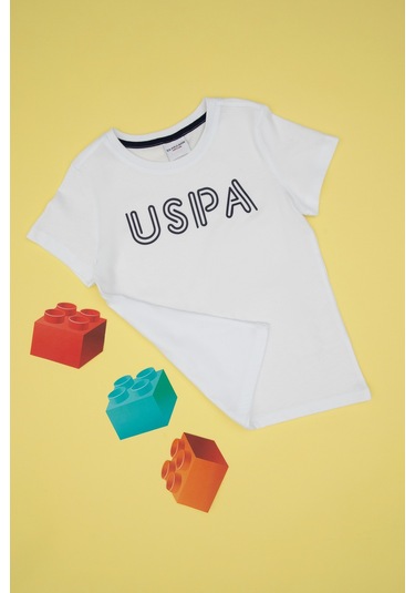 U.s. Polo Assn. Erkek Çocuk Beyaz Tişört Basic 50306483-vr013 Beyaz