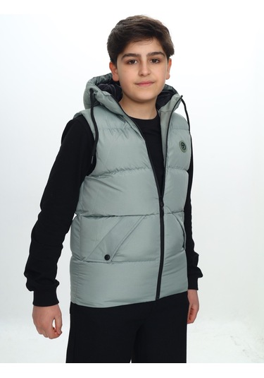 Toontoy Erkek Çocuk Göğsü Armalı Şişme Yelek Yeşil