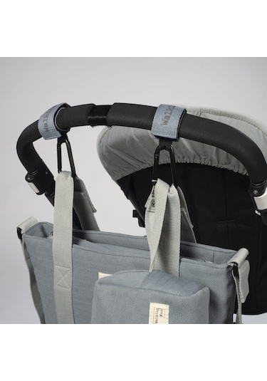 Walking Mum Ganchos Bebek Arabası Kancası Cloud Açık Gri
