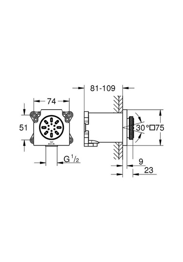 Grohe Rainshower Aqua Vücut Spreyi Küp 2 Sprey 26802000