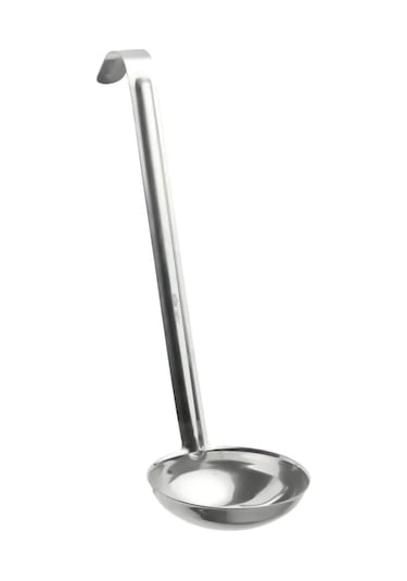 Vkemall 42cm Çelik Kampana 250ml - Ergonomik Saplı, Çamaşır Makinesine Uygun, Çorbalar Ve Sosu İçin Dayanıklı Mutfak Aleti