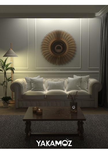 Br Yakamoz Ekru Renk Kırlent , Yastık Kılıfı Kadife Görünümlü Velvet Touch Serisi Ekru