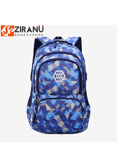 Samdoo Küçük Öğrenci Kız Çanta, Baskı Azaltıcı, Havalandırmalı, 3-4. Sınıf, Büyük Kapasite, Geometrik Desenli Siyah Okul Çantası 0785 Çok Renkli