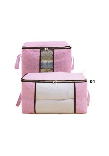 Gateesat Yatak Altı Giysi Saklama Çantası Navy Blue Sağlam Kumaş Ve Dayanıklı Fermuar Lacivert