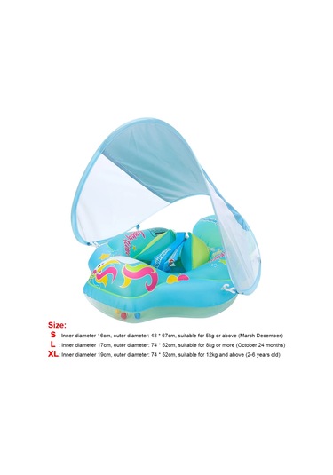 Bebek Yüzme Simidi Şişme Yüzme Simidi Güneşlik İle Plaj Su