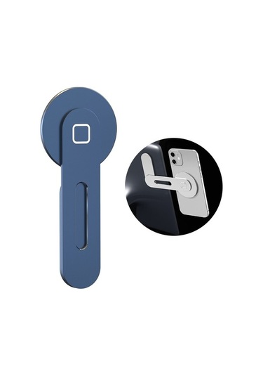 Voguecode Merkezi Kontrol Ekran Özellikli Gizli Manyetikli Araç Telefonu Tutacağı - Siyah Mavi Torpido Üstü Evet R93bbz