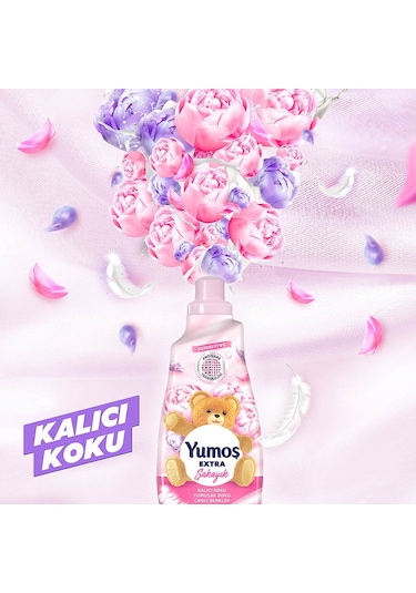 Yumoş Orkide + Lilyum + Şakayık Çamaşır Yumuşatıcısı 3 x 1440 ML