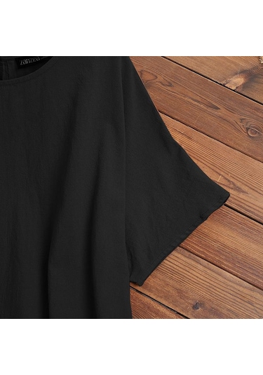 Zanzea Kadın Rahat Pamuk Kıyafetler Yaz Yarım Kollu T-shirt Ve Şort Iki Parçalı Takım Elbise Set Turuncu Zanzea Kadın Rahat Pamuk Kıyafetler Yaz Yarım Kollu T-shirt Ve Şort Iki Parçalı Takım Elbise Set Turuncu